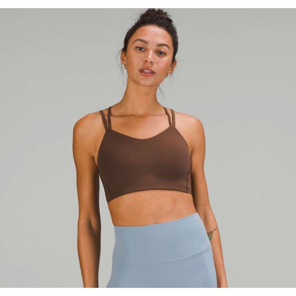 Lululemon Like a Cloud Longline Bra *Light Support, B/C Cup Java Size 14